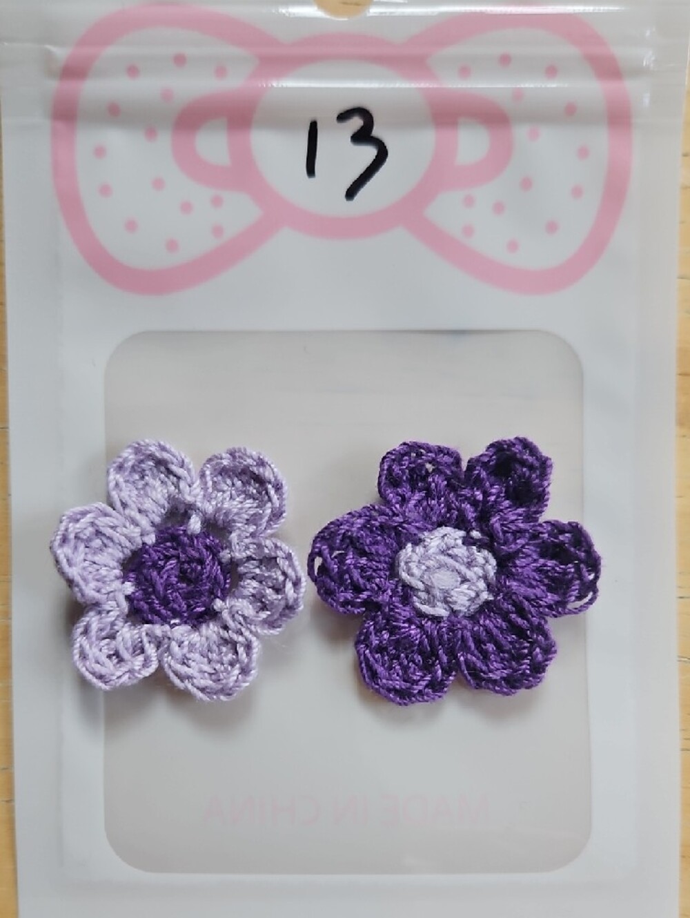Handmade Crochet Flower Earringd - Picture 15 of 16